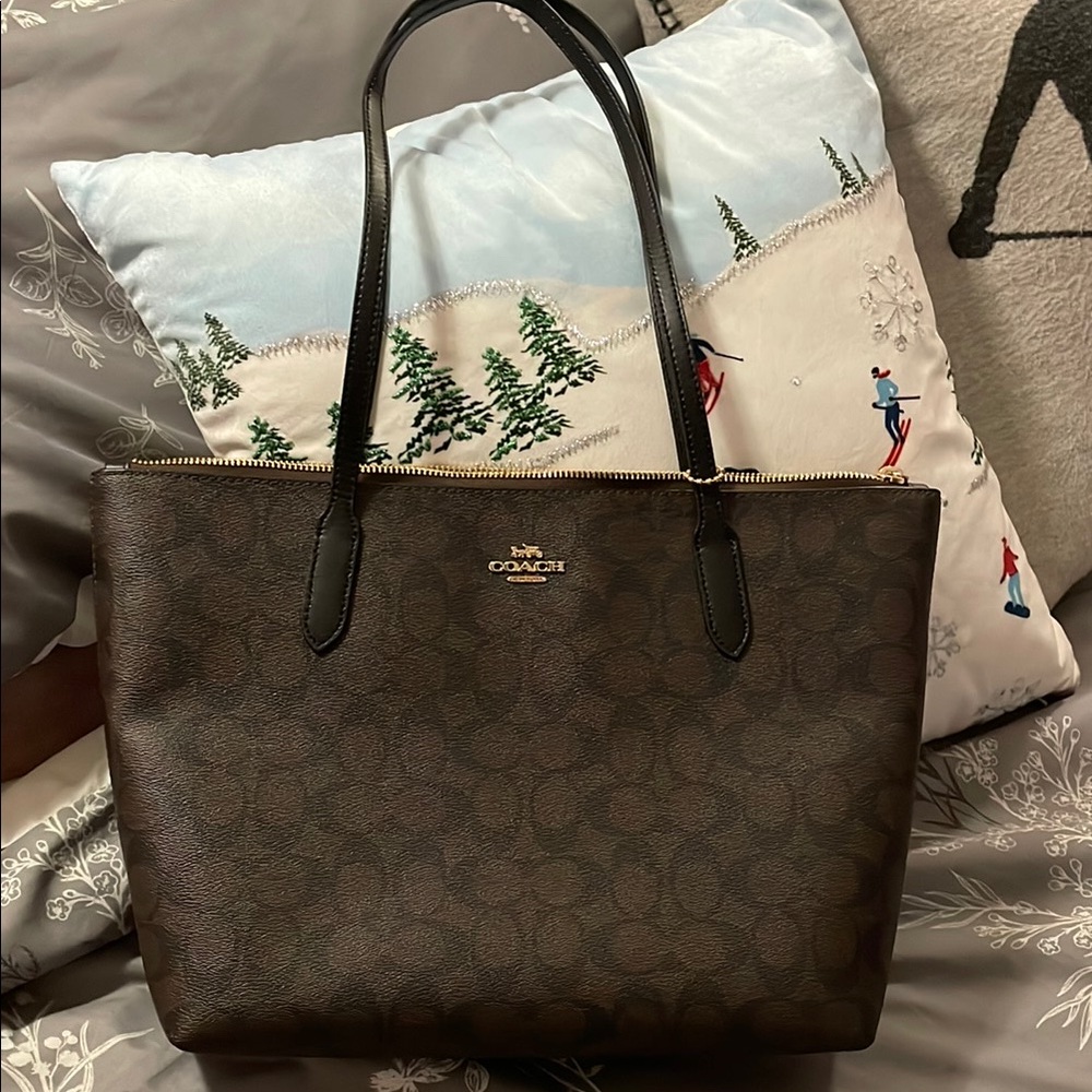Coach Brown Tote Bag